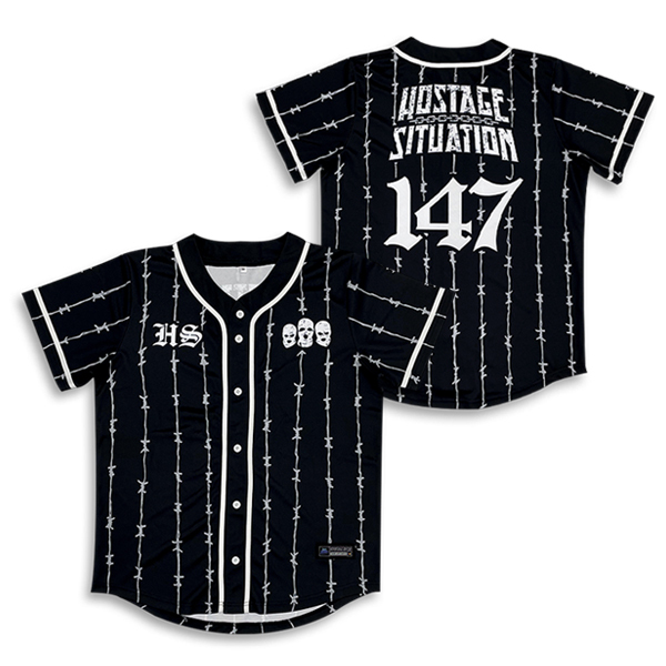 Sublimation Streetwear Custom Baseball Jersey