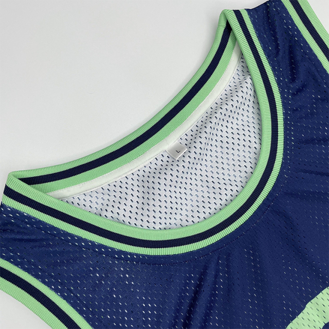 High Quality Tackle Twill Embroidery Basketball Jersey