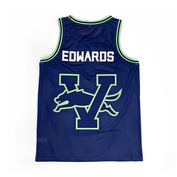 High Quality Tackle Twill Embroidery Basketball Jersey