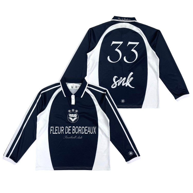 Custom Fashion Long Sleeve Soccer Jersey