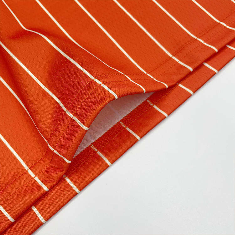 Custom Sublimation Striped Mesh Basketball Jersey