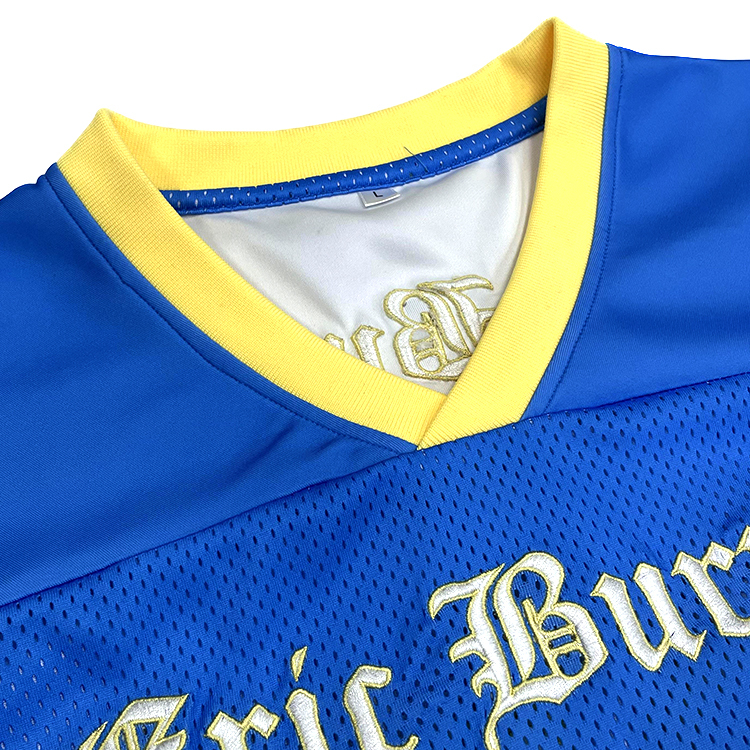 Blue Classic American Street Fans Football Jersey
