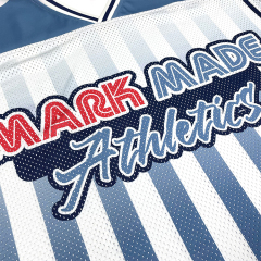 Sublimation Oversized Mesh Football Jersey