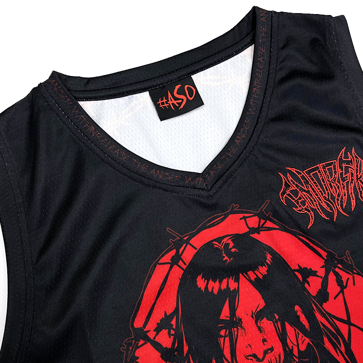 OEM Custom Mesh Sublimation Basketball Jersey