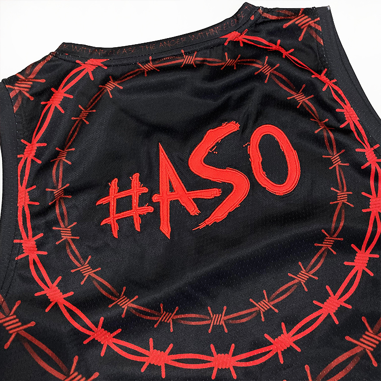 OEM Custom Mesh Sublimation Basketball Jersey