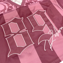 Sublimation Patchwork Embroidery Fans American Football Jersey