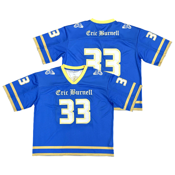 Blue Classic American Street Fans Football Jersey