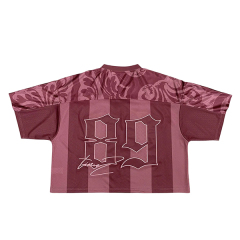 Sublimation Patchwork Embroidery Fans American Football Jersey