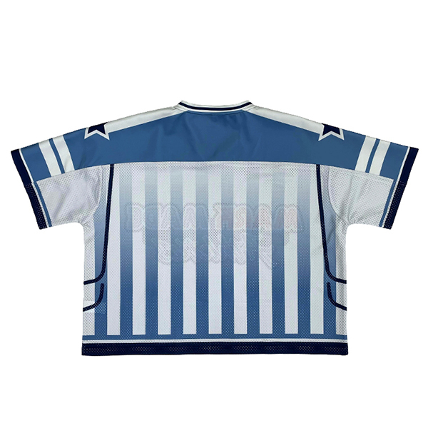 Sublimation Oversized Mesh Football Jersey
