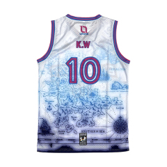 Custom Sublimated Mesh Personalized Basketball Jersey