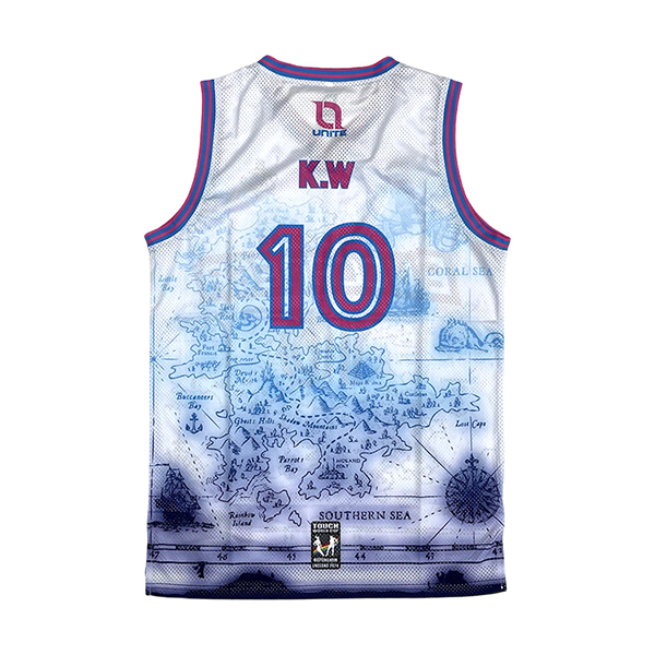 Custom Sublimated Mesh Personalized Basketball Jersey