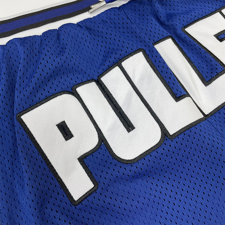 Custom Classic Mesh Embroidery Basketball Shorts