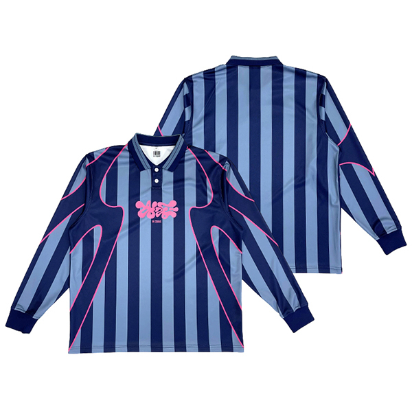 Custom Striped Retro Long Sleeve Football Shirts