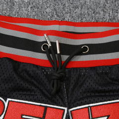 Black Sublimation Mesh Sports Basketball Shorts
