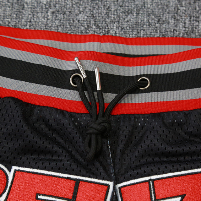 Black Sublimation Mesh Sports Basketball Shorts