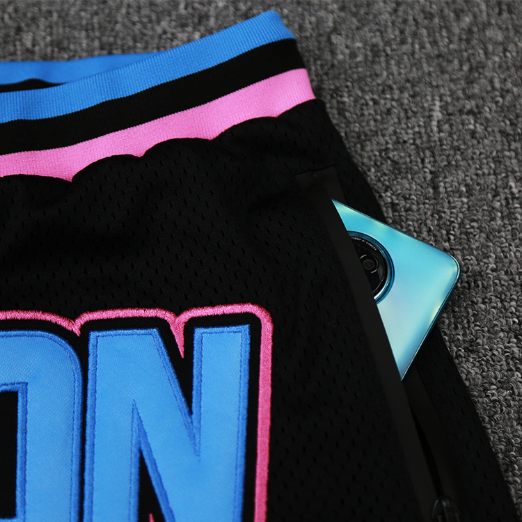 Blue Sublimation Mesh Basketball Shorts