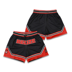 Black Sublimation Mesh Sports Basketball Shorts