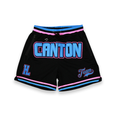 Blue Sublimation Mesh Basketball Shorts