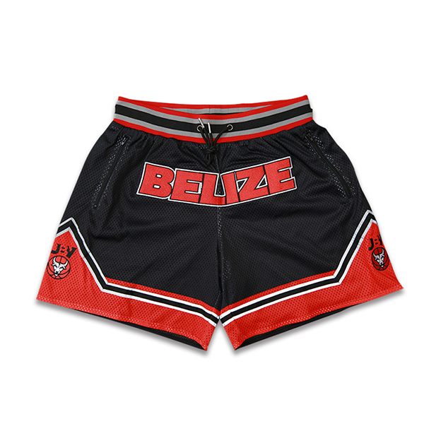 Black Sublimation Mesh Sports Basketball Shorts