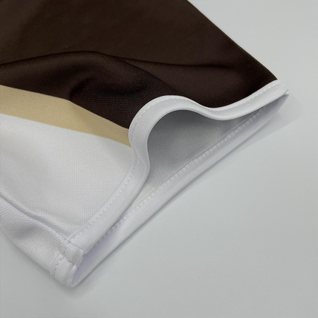 Custom Embroidery Sublimation Design Brown Soccer Jersey