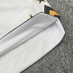 Custom Embroidery White Mesh Basketball Shorts