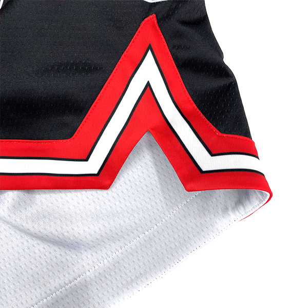 Custom Mesh Sublimation Black Basketball Uniform