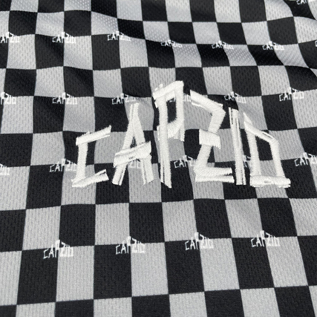 Custom Black And White Plaid Sublimation Design Football Shirts
