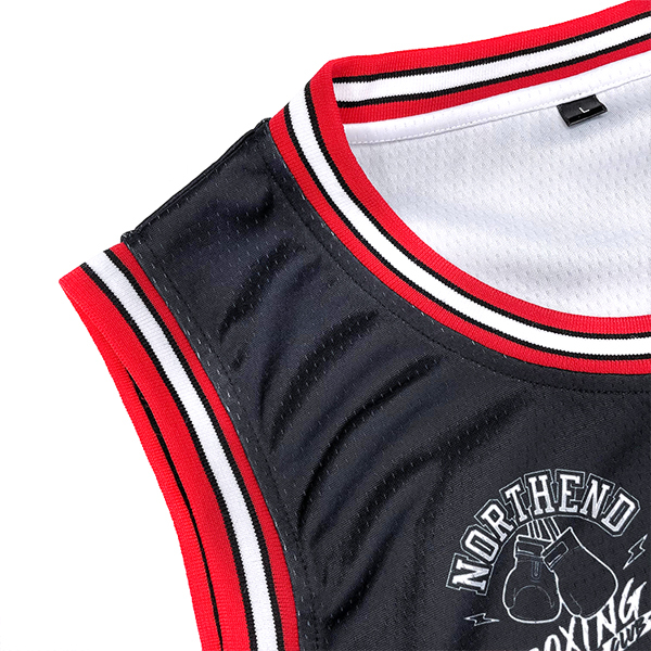 Custom Mesh Sublimation Black Basketball Uniform