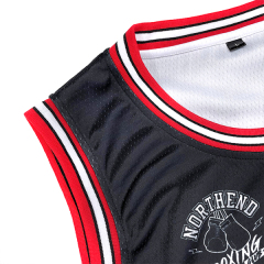 Custom Mesh Sublimation Black Basketball Uniform