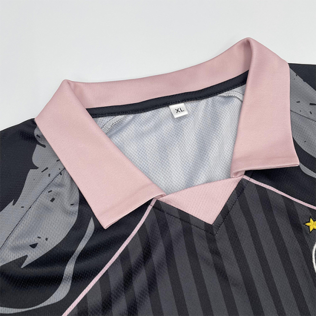 Custom Sublimation Design Black Fashion Football Shirts