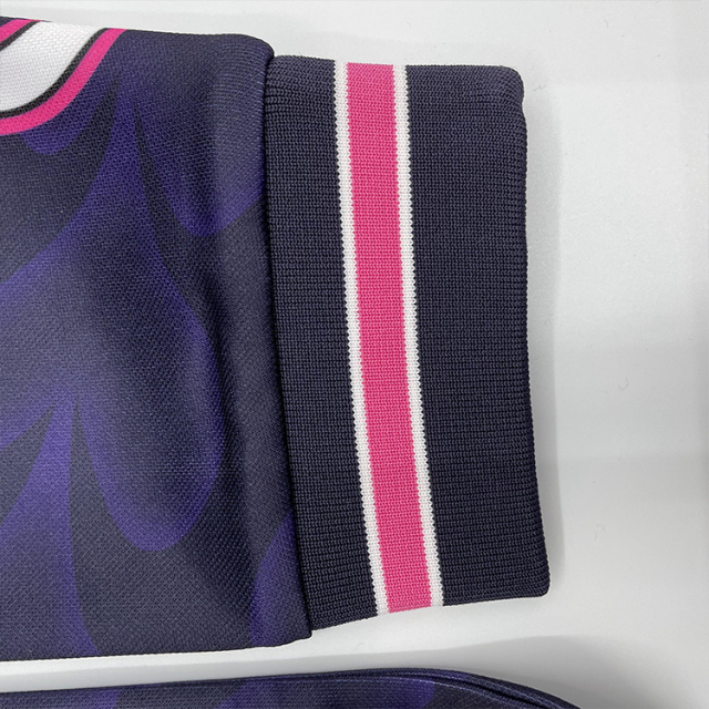 Custom Fashion Retro Long Sleeve Soccer Jersey