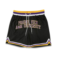 Custom Mesh Embroidery Basketball Shorts