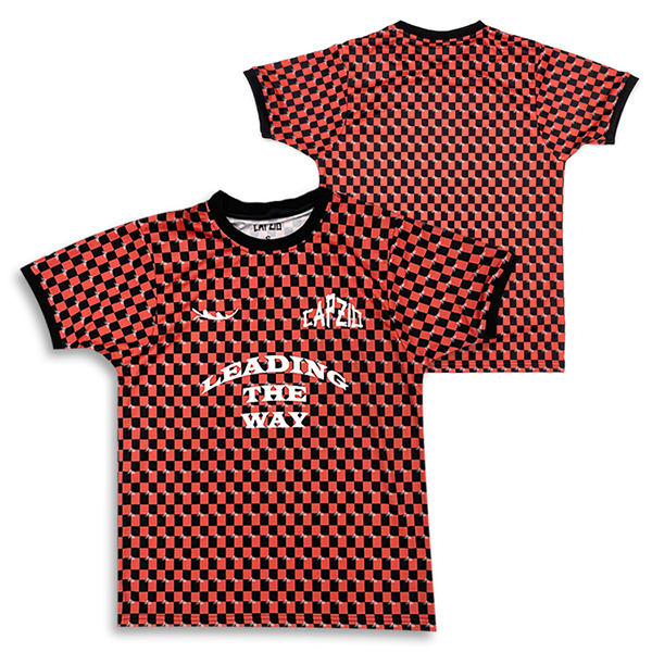 Custom Black And White Plaid Sublimation Design Football Shirts