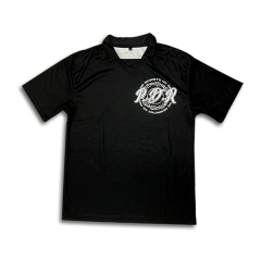 Sublimation Design Printing Black Soccer Shirts