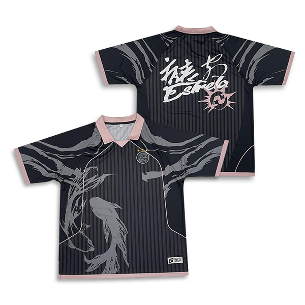 Custom Sublimation Design Black Fashion Football Shirts