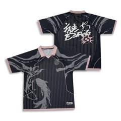 Custom Sublimation Design Black Fashion Football Shirts