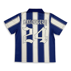 Custom Striped Sublimation Design Fashion Soccer Shirts