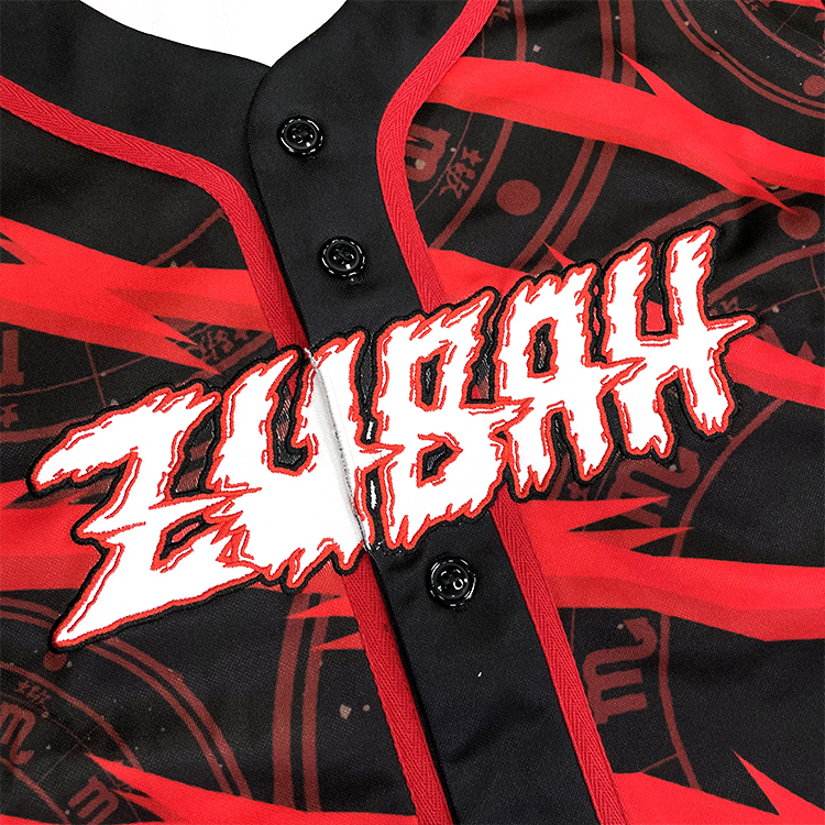 Streetwear Sublimation Embroidery Fashion Baseball Jersey