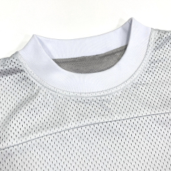 Custom Boxy Fit Sublimation Grey American Football Jersey