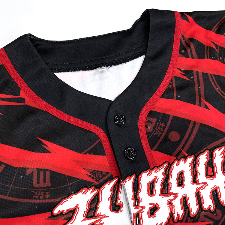 Streetwear Sublimation Embroidery Fashion Baseball Jersey