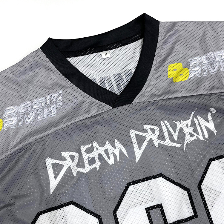 Custom Streetwear Sublimation Oversized Football Jersey