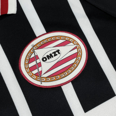 Custom Sublimated Embroidery Patchwork Long Sleeve Vintage Football Jersey