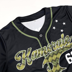 Custom Streetwear Sublimation Baseball Jersey