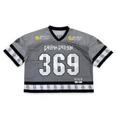 Custom Streetwear Sublimation Oversized Football Jersey