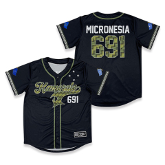 Custom Streetwear Sublimation Baseball Jersey
