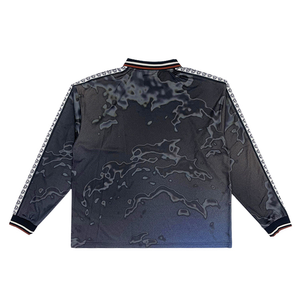 Custom High Quality Sublimation Embroidery Long Sleeve Football Jersey