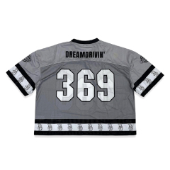 Custom Streetwear Sublimation Oversized Football Jersey