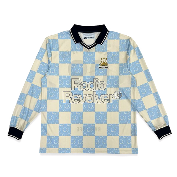 Custom Streetwear Sublimated Patchwork Embroidery Long Sleeve Vintage Football Jersey