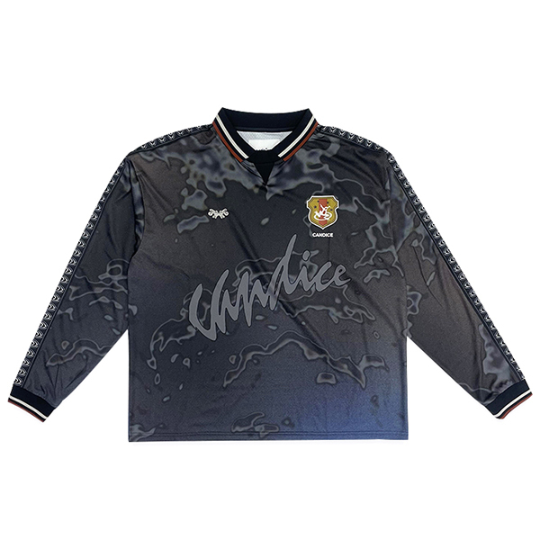 Custom High Quality Sublimation Embroidery Long Sleeve Football Jersey