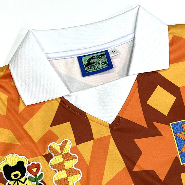 Classic Retro Design Sublimation Embroidery Football Jersey